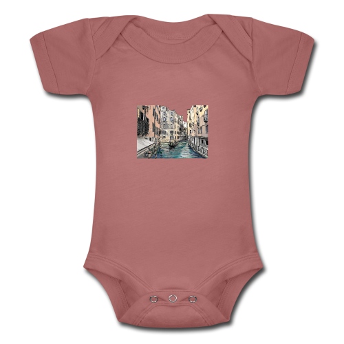 Venedig - Baby Tri-Blend-Kurzarm-Body