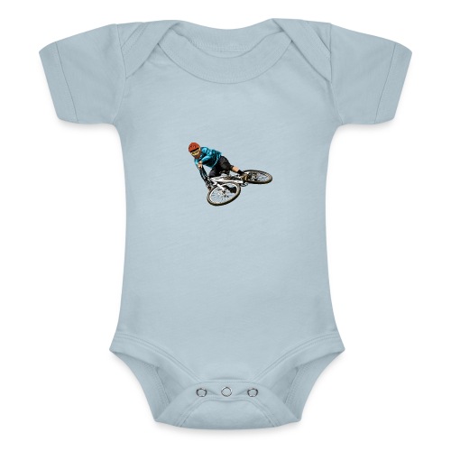 Mountainbiker - Baby Tri-Blend-Kurzarm-Body