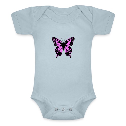 Schmetterling - Baby Tri-Blend-Kurzarm-Body
