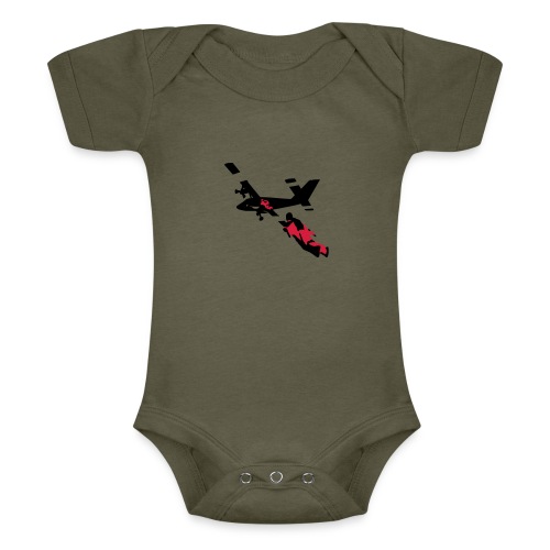 wingsuit_1 - Baby Tri-Blend-Kurzarm-Body