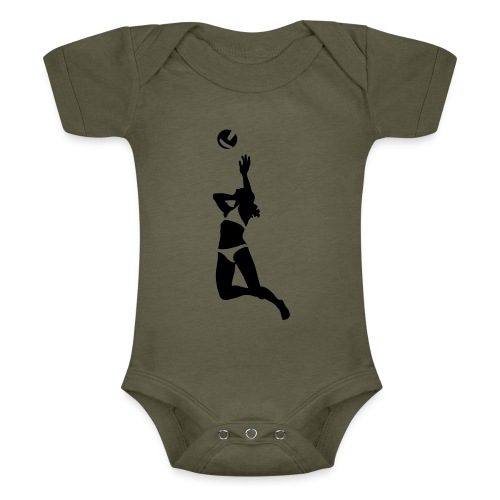 volleyball_4 - Baby Tri-Blend-Kurzarm-Body