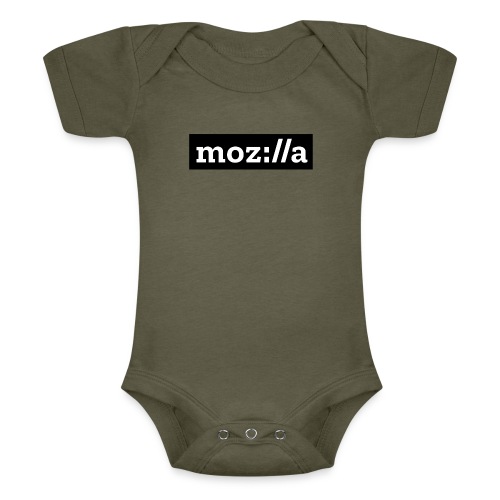 mozilla logo - Baby Tri-Blend Short Sleeve Bodysuit 