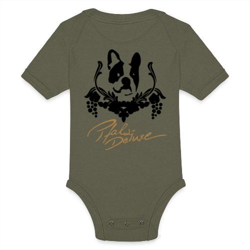 Pfalz Deluxe French Bulldog - Baby Tri-Blend-Kurzarm-Body