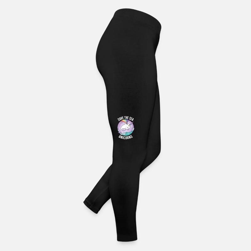 Narwhal Whale Ocean Narwhals Whales Whales Women’s Jersey Leggings