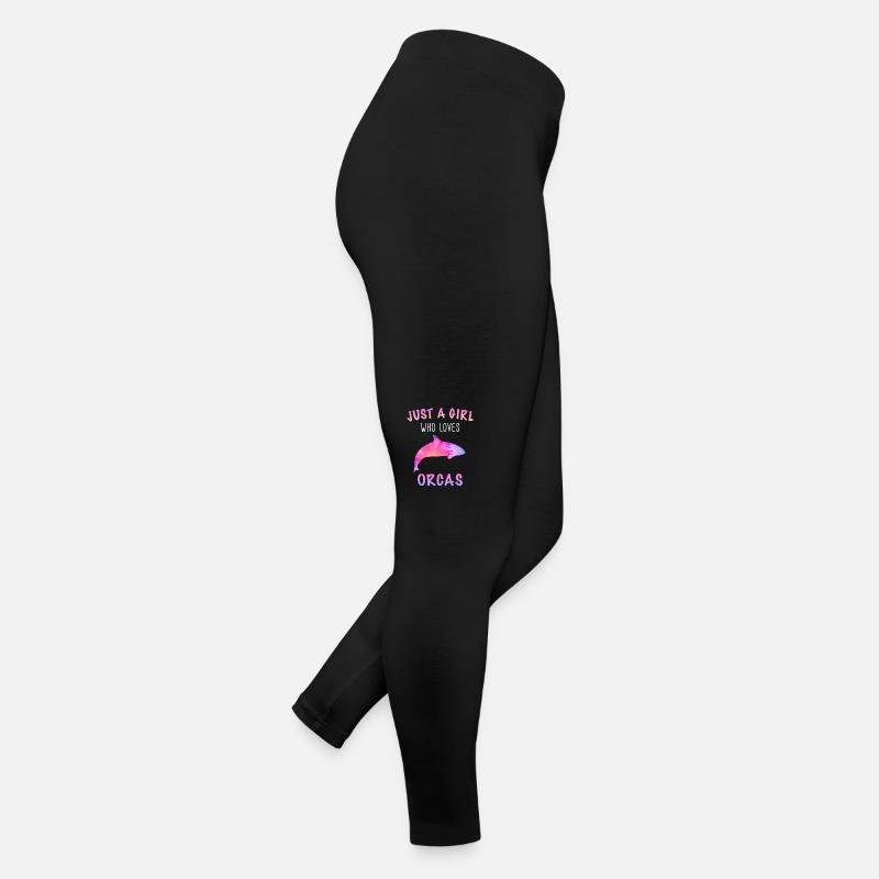 Orque Épaulard Océan Animaux Baleines Legging en jersey Femme