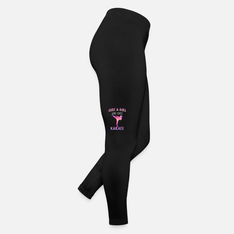 Karate Karatekämpfer Kampfkunst Frauen Jersey Leggings