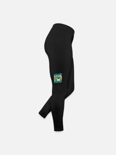 Narwal Wal Ozean Narwale Wale - Frauen Jersey Leggings - Schwarz - Rechts