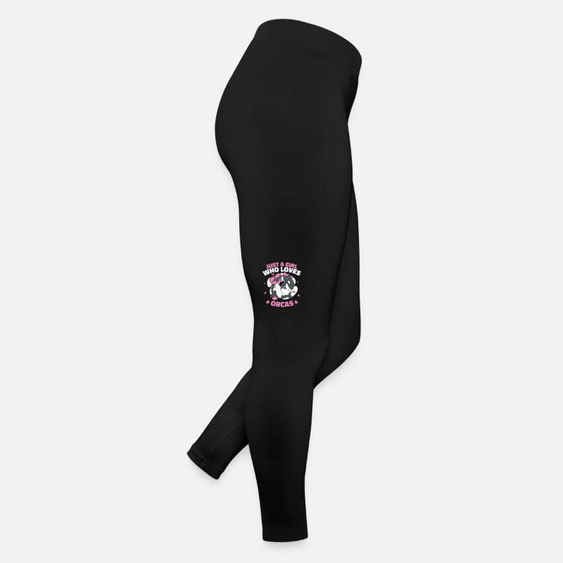 Orque Épaulard Océan Animaux Baleines Legging en jersey Femme