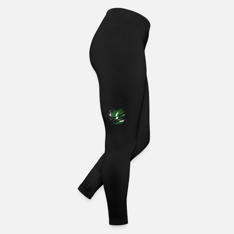 Pakistan - Nationalfahne, Kratzer, Risse Frauen Jersey Leggings
