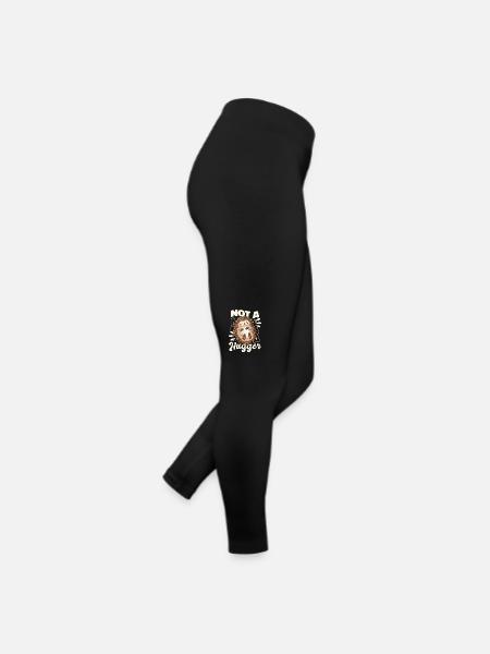 Hérisson Animal épineux Hérisson - Legging en jersey Femme - noir - Droite