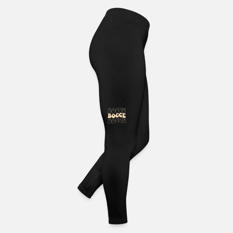 Bocce Quote Bocce Ball avec Jack Bocci Game Bocce Legging en jersey Femme
