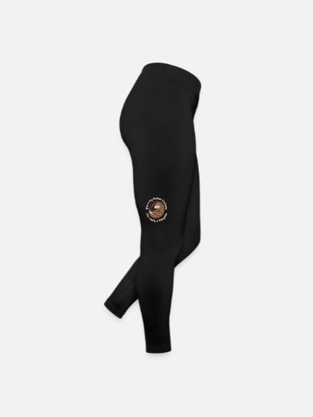 Pangolin Tier Pangoline vom Aussterben bedrohte Ar - Frauen Jersey Leggings - Schwarz - Rechts