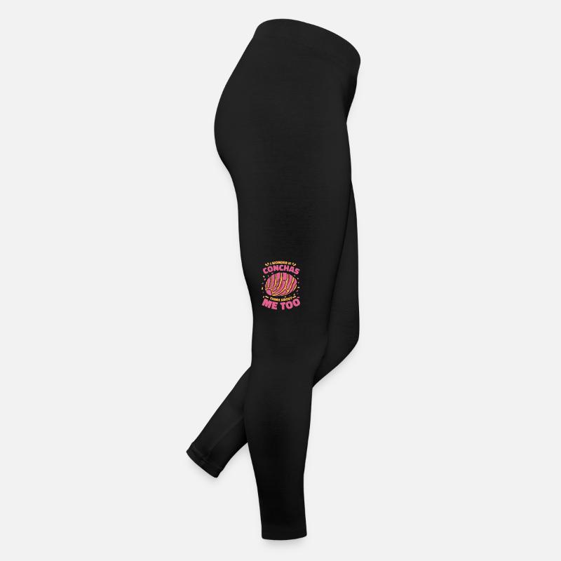 Concha Mexique Mexicano Latina Conchas Bonbons Legging en jersey Femme