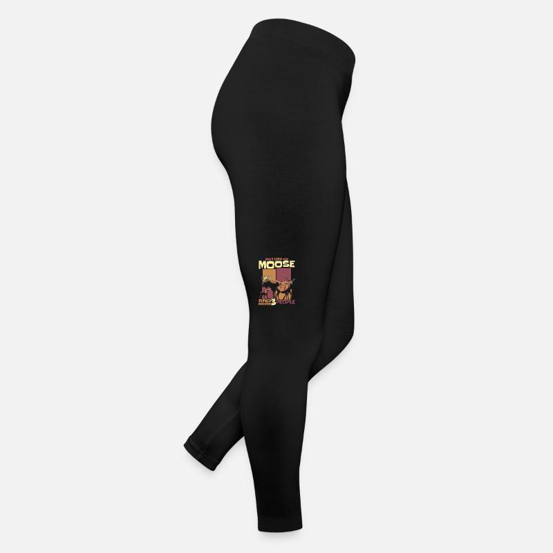 Elch Elche Hirsch Tier Frauen Jersey Leggings