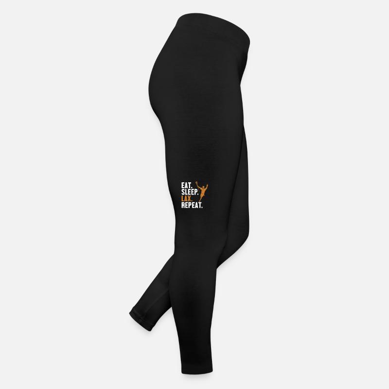 Mangez Sleep Lax Répétez Intercrosse Lax Player Legging en jersey Femme