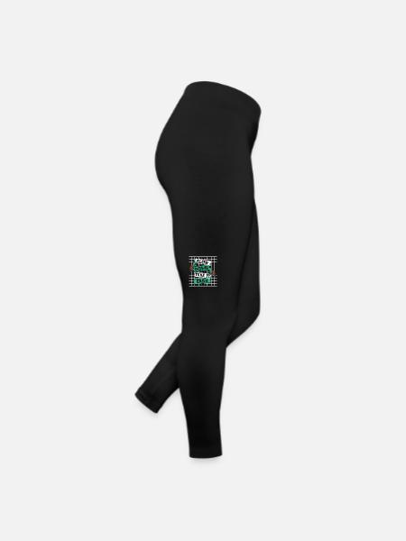 Slow Down Take It Easy Giant Tortoise - Legging en jersey Femme - noir - Droite