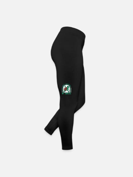 Easily Distracted By Turtles Aquatic Turtle - Women’s Jersey Leggings - black - Right