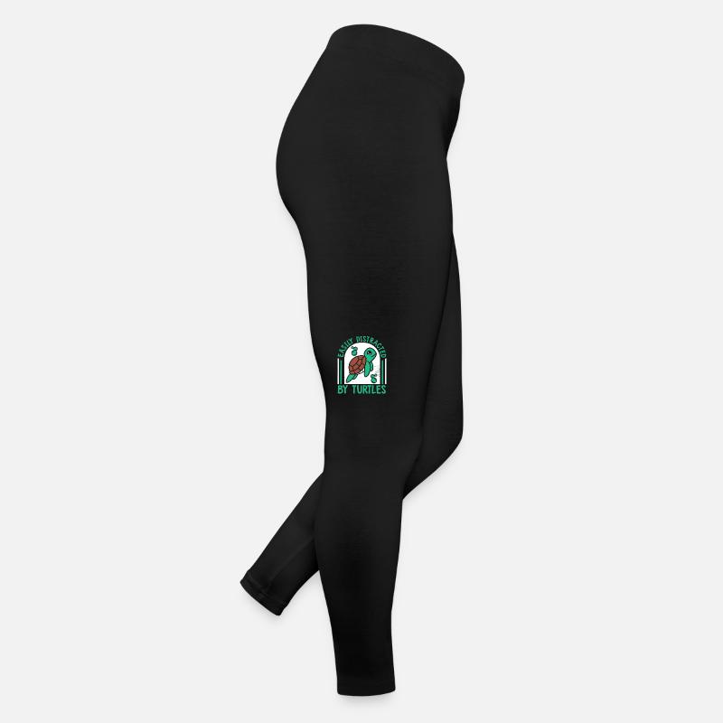 Facilement distrait par les tortues Tortue aquatique Legging en jersey Femme