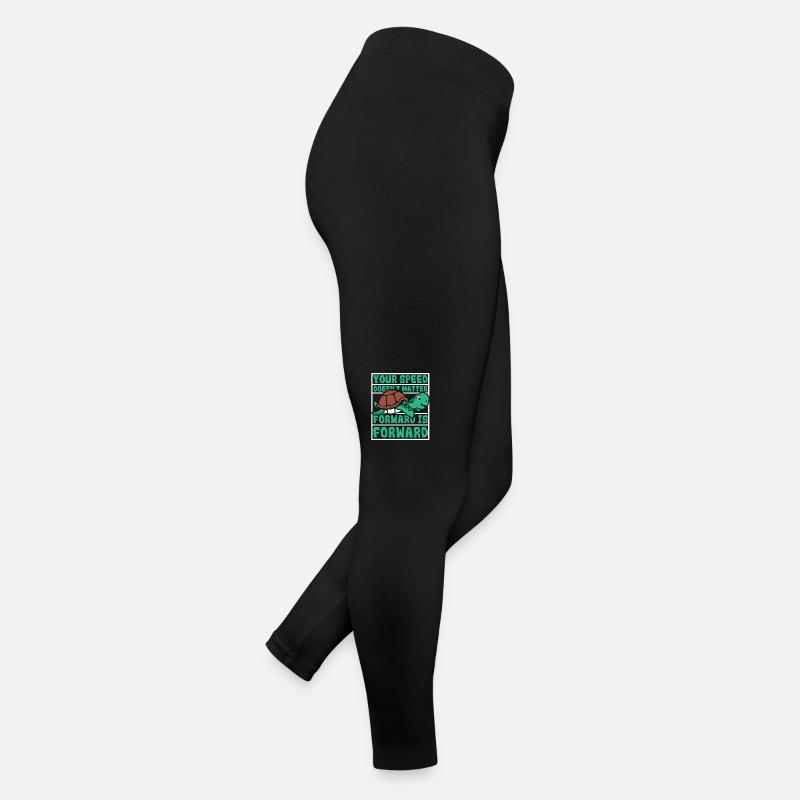La vitesse n’a pas d’importance vers l’avant est vers l’avant Legging en jersey Femme