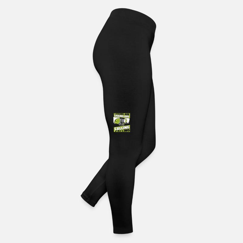 Les chaînes appellent Basket Disc Disc Golfer Legging en jersey Femme