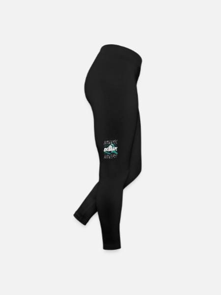 Braaap Braaap Motoneige Conducteurs de motoneige - Legging en jersey Femme - noir - Droite