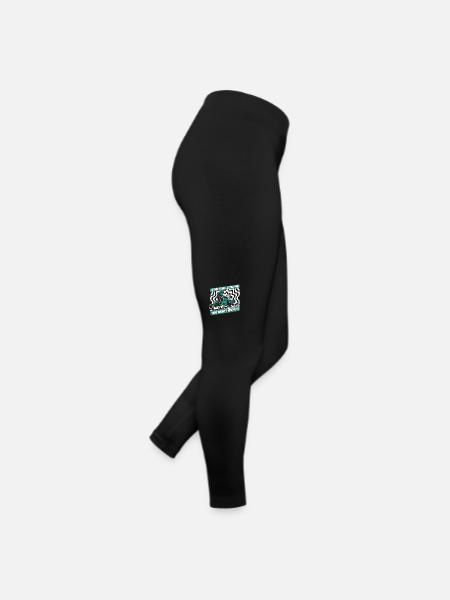 Ne me suivez pas, vous n’en arriverez pas en motoneige - Legging en jersey Femme - noir - Droite