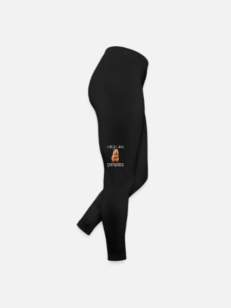 Capybara Wasserschwein Capybaras - Frauen Jersey Leggings - Schwarz - Rechts