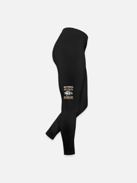 Mechaniker Schrauber Werkstatt KFZ Mechaniker - Frauen Jersey Leggings - Schwarz - Rechts