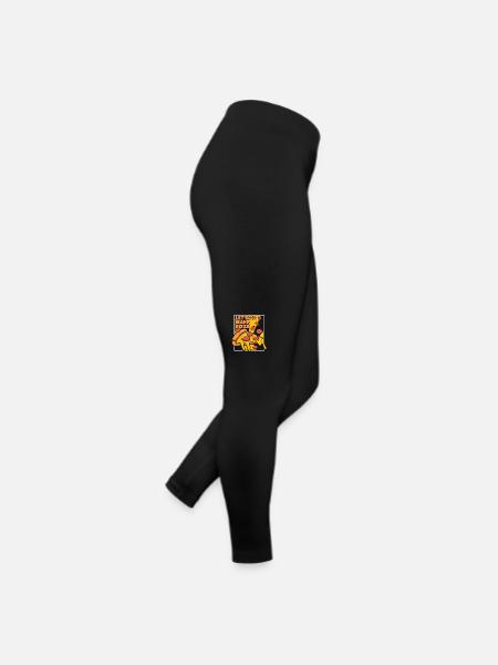 Allons faire Pizza Plateau Pizza Pizza Four Pizza - Legging en jersey Femme - noir - Droite