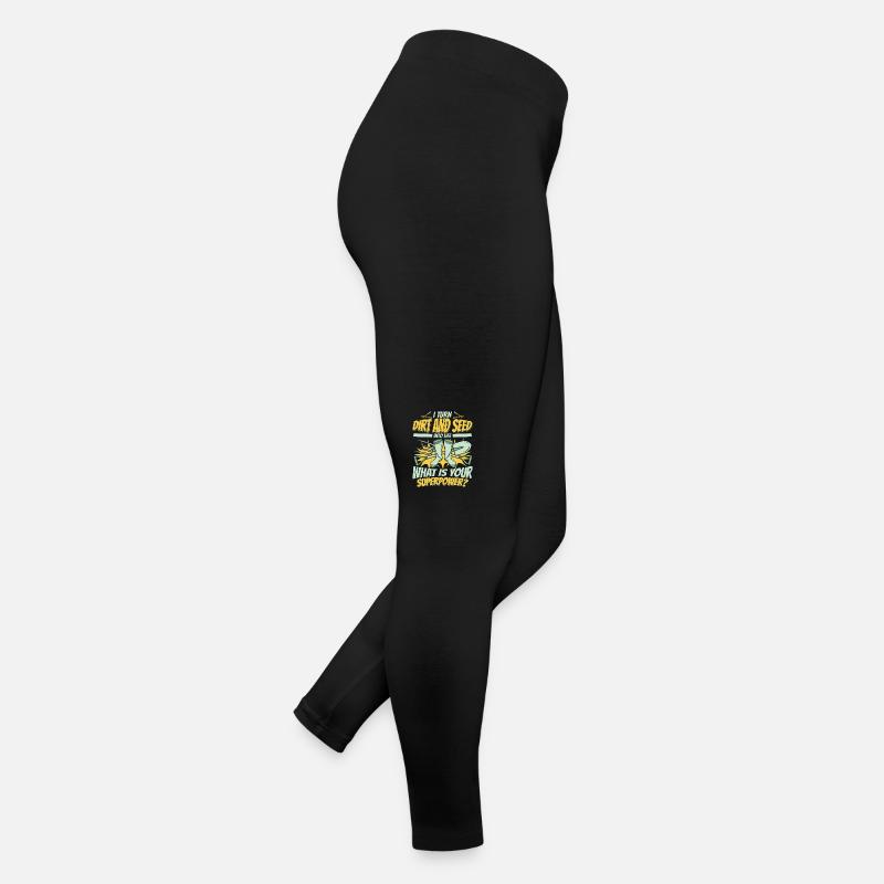 Je transforme la terre en jardin potager de vie Legging en jersey Femme