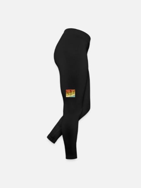 Retro Triathlete Training Triathlon Bike Pro - Women’s Jersey Leggings - black - Right