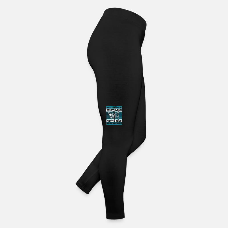 Je fais des triathlons Quel est votre triathlète superpuissant Legging en jersey Femme
