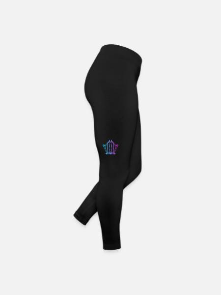 Harfe Konzertharfe Harfenmusik Harp Player - Frauen Jersey Leggings - Schwarz - Rechts