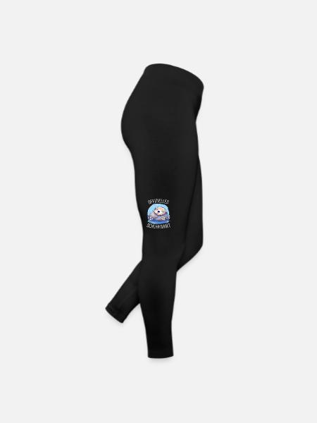 Otter Seeotter - Frauen Jersey Leggings - Schwarz - Rechts