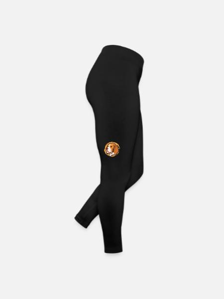 Wauwau Rüde Vierbeiner Hundebesitzer Beagle Hund - Frauen Jersey Leggings - Schwarz - Rechts