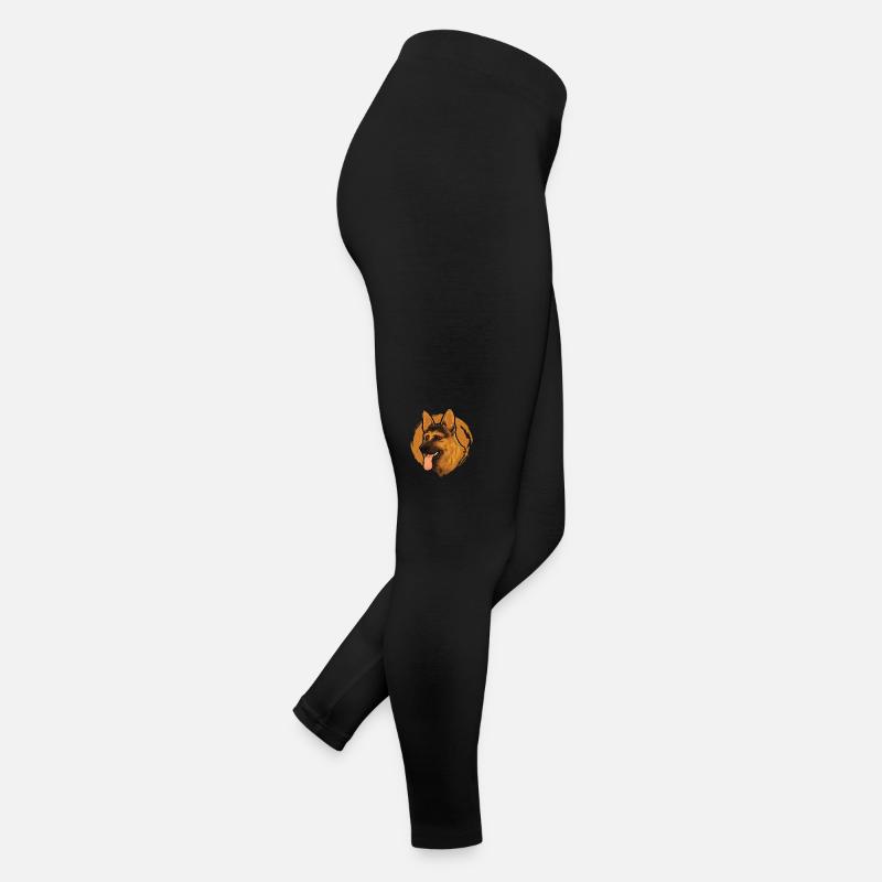 Wauwau Hund Vierbeiner Hundebesitzer Deutscher Frauen Jersey Leggings
