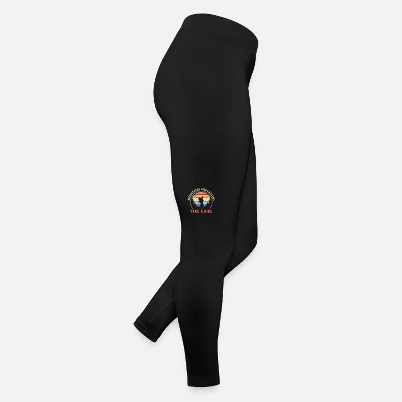 Mountains are Calling Hiking Trekking Mountain Hiking Women’s Jersey Leggings