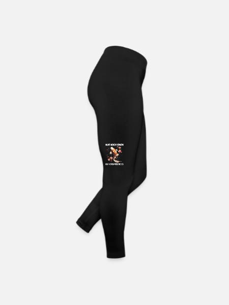 Koi Fisch Japanische Karpfen Teich Fisch Kois - Frauen Jersey Leggings - Schwarz - Rechts