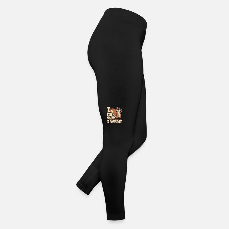 Je fais ce que je veux Fuchshörnchen Grauhörnchen Legging en jersey Femme