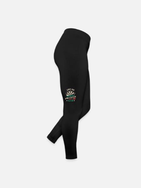 Dart Darts Dartspieler Dartsport - Frauen Jersey Leggings - Schwarz - Rechts