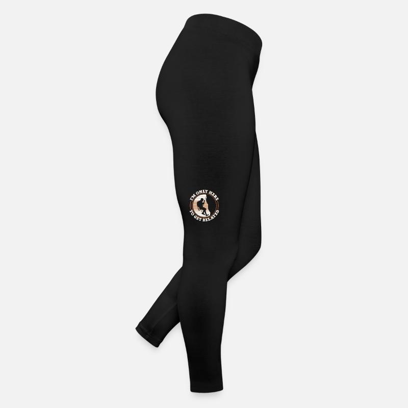 I'm Only Here To Get Belayed Alpine Climbing Women’s Jersey Leggings