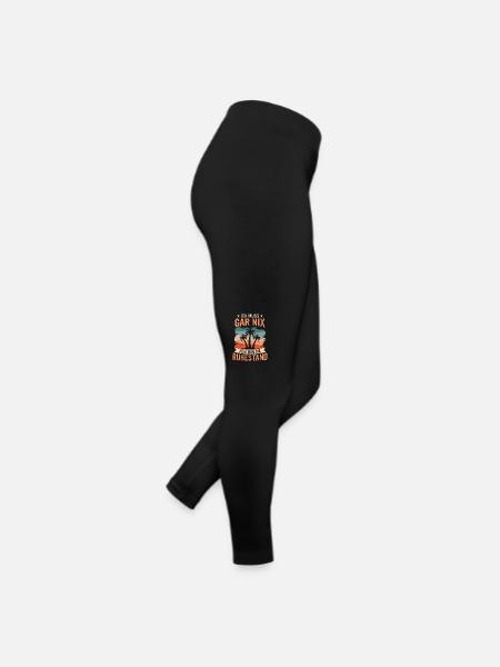 Ruhestand Rentner Rente Pension Renteneintritt - Frauen Jersey Leggings - Schwarz - Rechts