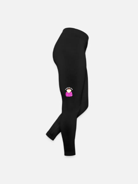 Hamster Mom Dwarf Hamster European Hamster Golden Hamster - Women’s Jersey Leggings - black - Right