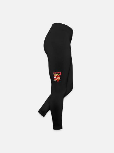 Gift 3 years birthday boy or girl - Women’s Jersey Leggings - black - Right
