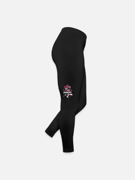 Cadeau 2 ans anniversaire garçon ou fille - Legging en jersey Femme - noir - Droite