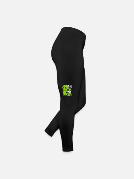Croyez-moi, je suis une conspiration extraterrestre d’ovnis - Legging en jersey Femme - noir - Droite