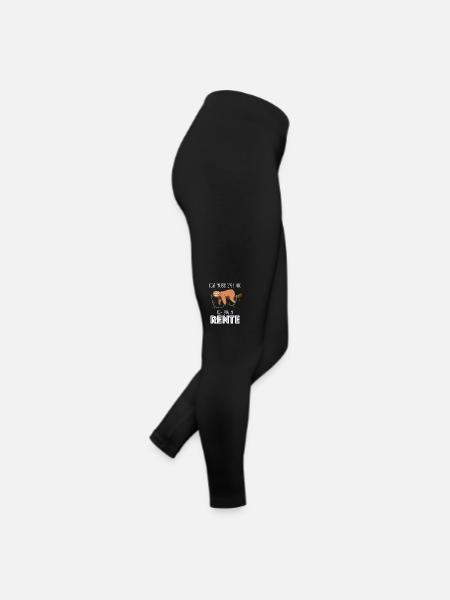 Ruhestand Rentner Rente Pension Renteneintritt - Frauen Jersey Leggings - Schwarz - Rechts