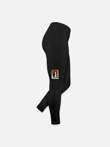 Retro Player Grandmaster Queen Professional Chess - Women’s Jersey Leggings - black - Right