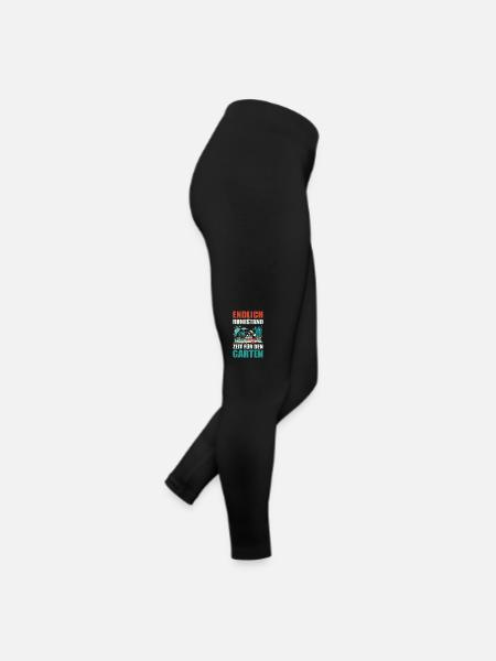 Rentner Rente Ruhestand Pension - Frauen Jersey Leggings - Schwarz - Rechts