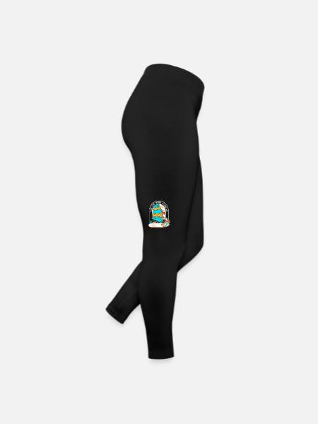 May The Wind Guide me Surfer Water Sports - Women’s Jersey Leggings - black - Right